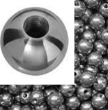 10 gauge steel internal thread ball for externally threaded barbells