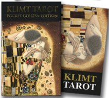 Golden Tarot Klimt mini pocket deck by Atanas A. Atanassov