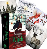 Seasons of the Witch Samhain oracle deck wth 44 cards and 180 page guidebook by Lorriane Anderson and Juliet Diaz