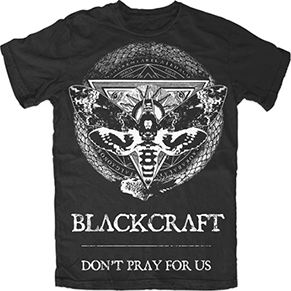 Blackcraft Protection Moth unisex black tee shirt