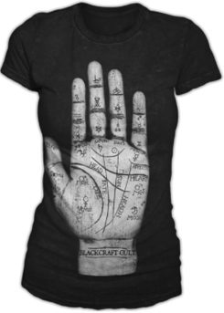 Blackcraft Palmistry women's t-shirt