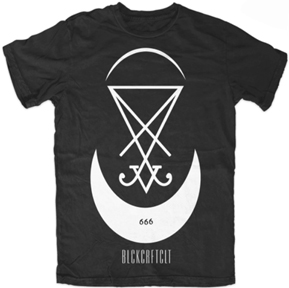Blackcraft Lucifer black unisex tee shirt