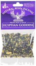 Egyptian goddess resin incense