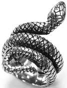 Stainless steel snake ring