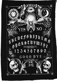Too Fast Rise from the Dead Spirit black cloth raw edge sew on punk patch 