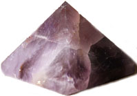 Amethyst 1 3/8 inch pyramid