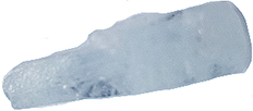 Aquamarine 1 inch specimen.