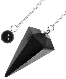 Black tourmaline pendulum