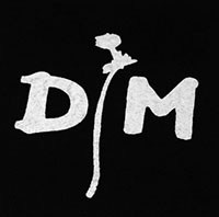 Depeche Mode black and white sew on patch