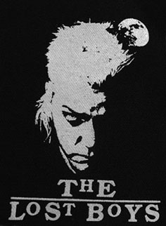 Lord of the Left Lost Boys Half Face Keifer sew on raw edge patch
