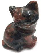 Mohogany obsidian 2 1/2 inch cat