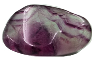 Purple band fluorite 1 1/8 rough specimen