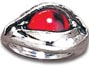 Alchemy English pewter  Eye of the Devil ring size Q