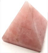 Rose quartz pyramid 1 1/2 inch