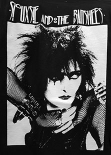 Siouxsie and the Banshees Hands with black/white adult mens t-shirt