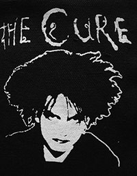 The Cure Robert Smith cloth sew-on printed patch