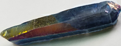 Titanium aura quartz 1 1/4 inch wide specimen