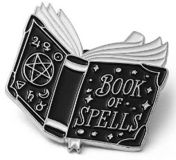  Killstar book of spells enamel pin