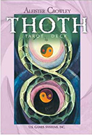 Thoth premier large purple tarot deck by A. Crowley/Harris