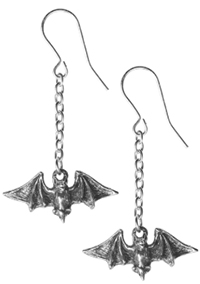 Alchemy English pewter Kiss the Night earrings