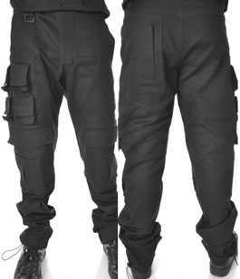 Chemical Black men's black Glitch cargo pocket pants