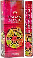 Hem Pagan Magic incense 10 inch 20 stick hex pack