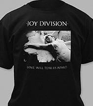 Joy Division Love Will Tear Us Apart adult men's tee