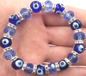 Planet stone mixed bead stretch bracelet