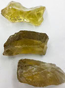 Lemon quartz citrine irradeated rough 1 inch specimen