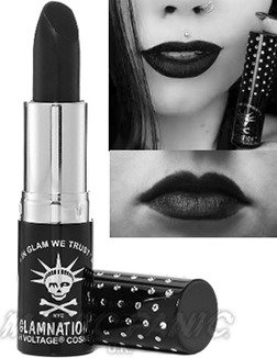 Manic Panic black Raven matte creamtone Lethal Lipstick