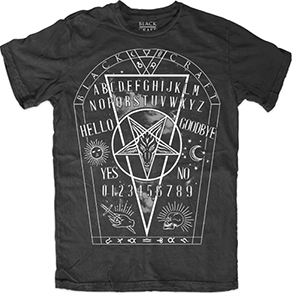 Blackcraft Demon Ouija unisex black tee shirt