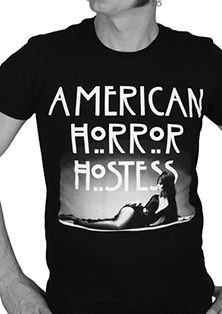 Kreepsville Black Elvira Mistress of the Dark Horror Hostess mens' black t-shirt