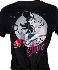Kreepsville Elvira Bewitched black unisex t-shirt