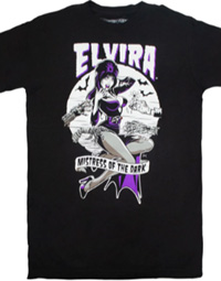 Kreepsville Elvira Monster hands tee shirt
