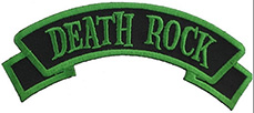 Iron on Deathrock arch embroidered Kreepsville patch