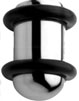 7/16 inch stainless steel plug with black rubber o-rings