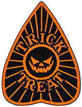 Kreepsville iron on embroidered Trick or Treat Planchette patch 