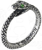 Alchemy of England fine English pewter The Sophia Serpent ring.