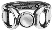 Alchemy English pewter Triple Goddess ring
