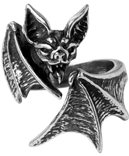Alchemy English pewter NIghthawk ring