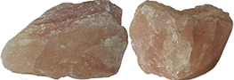 Rose quartz rough untumbled specimen