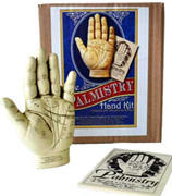 Palmistry hand kit with small guide book