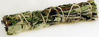 Healing 4 inch smudge stick containing Mountain Sage, Cedar & Copal