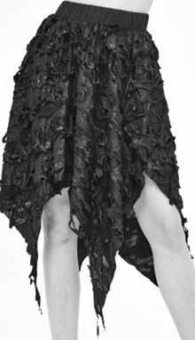 Devil Fashion black gothic skirt