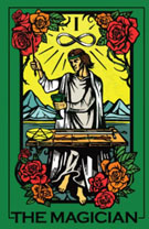 The Magician tarot card sticker