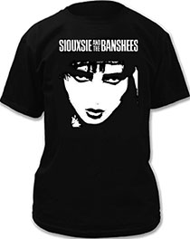 Siouxsie and the Banshees Face mens black t-shirt