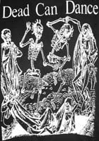 Dead Can Dance Skeletons Dancing black gothic tee