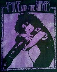 Siouxsie Boots mens purple black t-shirt