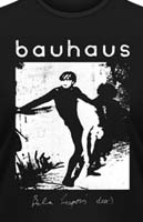 Bauhaus Bela Lugosi Is Dead two figures mens black/white adult tee