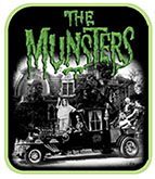 Rock Rebel The Munsters Coach cloth iron on patch